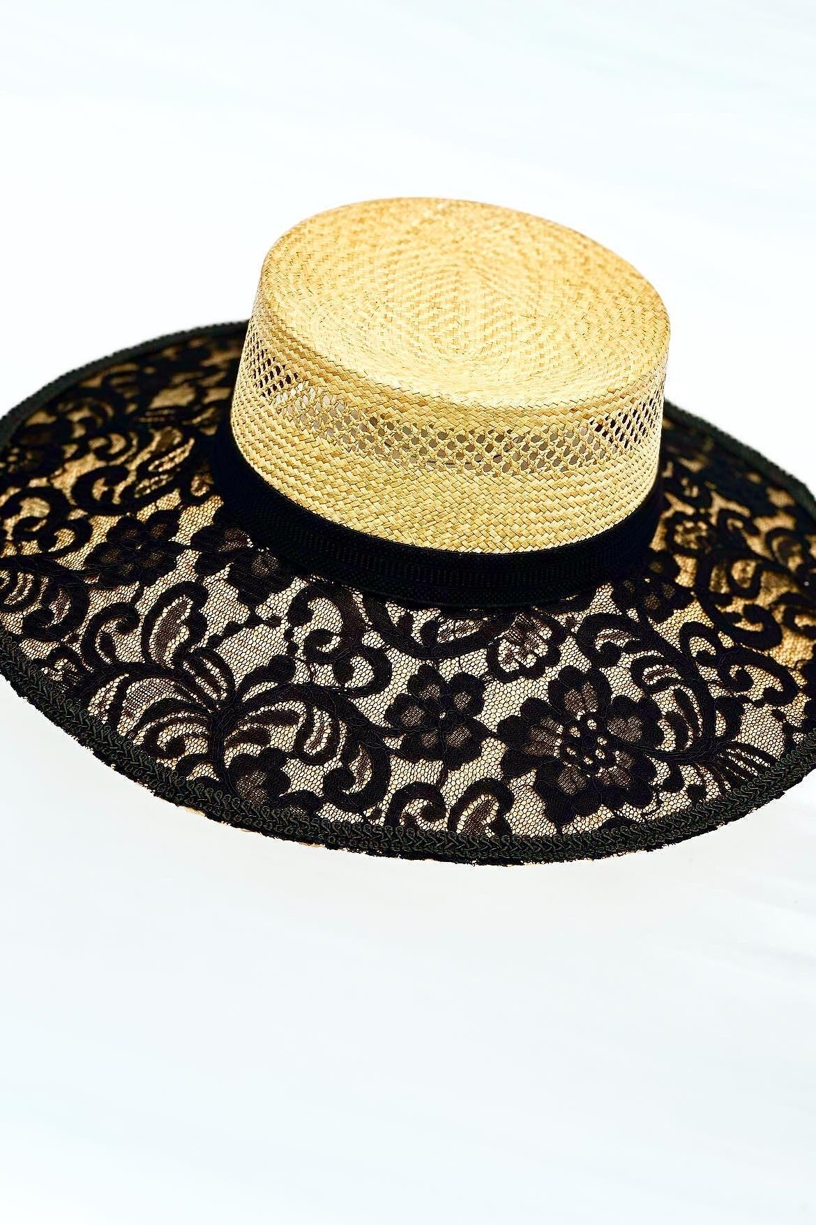 Echter-Strohhut-Sommer-Urlaub-Naturmaterial-Sonnenhut-Boho sonnenstrandhut